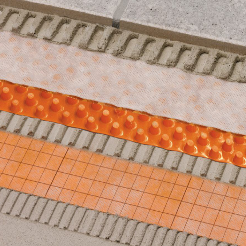 Schluter Ditra Drain 8 Drainage And Uncoupling Membrane 12 5m Roll Buy Tile Matting Online From Pro Tiler Tools