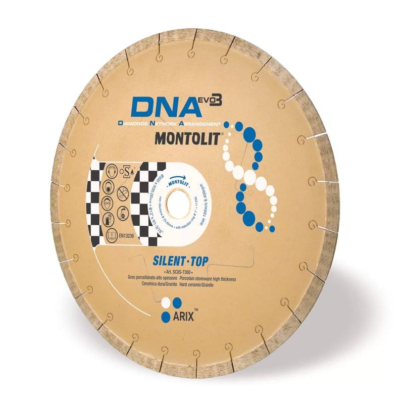Montolit SCXS-T DNA Diamond Blade for 20mm Porcelain