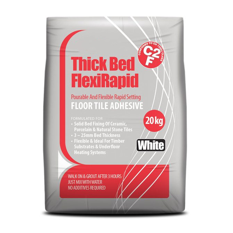 Tilemaster Thick Bed Flexirapid Flexible Rapid Setting Floor